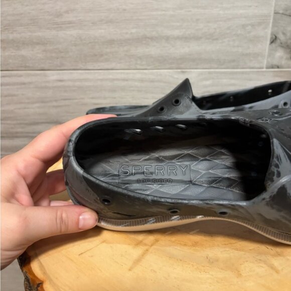 SPERRY Topsider Authentic Original Float Boat Shoes Grey size 9 - Picture 4 of 8